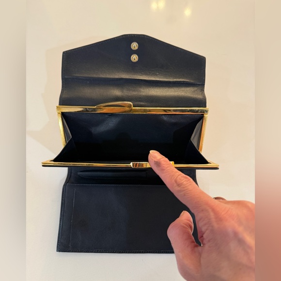 MCM Vintage Visetos Black and White Women's Wallet/Check Register - Picture 9 of 15